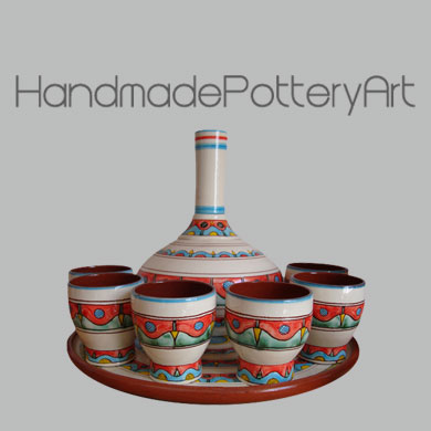 Handgefertigte Keramik von Peristeriona bei Sifnos