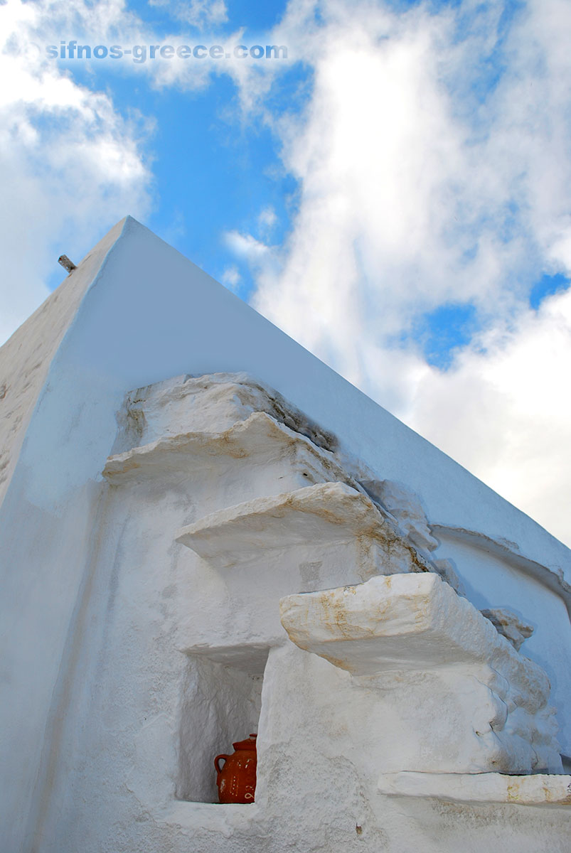 Traditionelle Architektur in Exabela von Sifnos