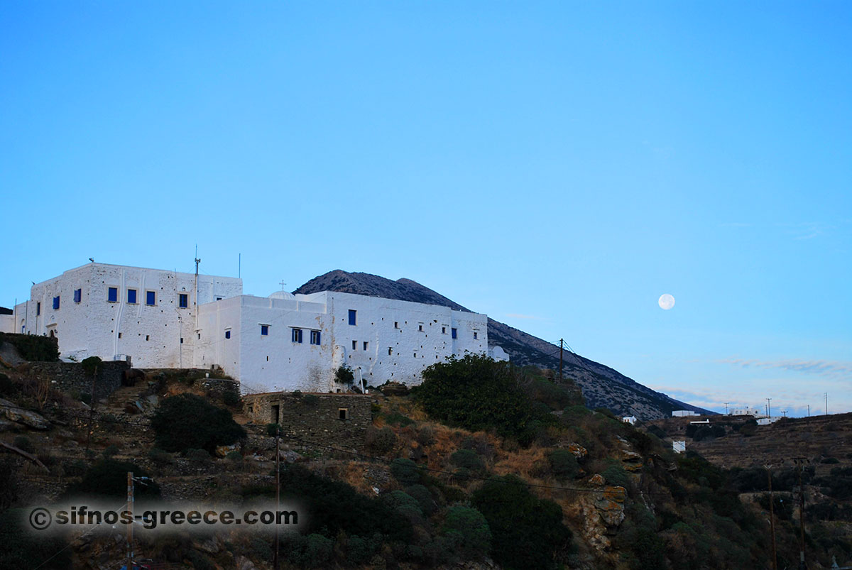 Das Kloster von Vrissi auf Sifnos